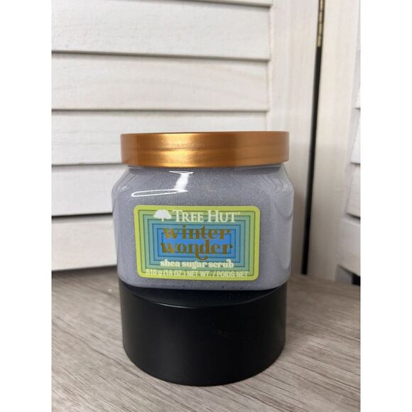 Tree Hut WINTER WONDER Shea Sugar Scrub 18oz ~ Ultra Hydrating‎ LIMITED EDITION - Picture 1 of 3